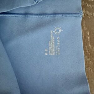 Blue Off-Line Activewear Leggings